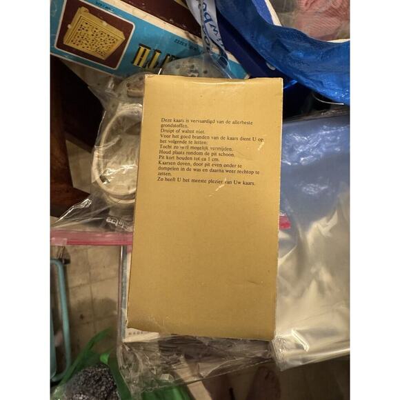 Vintage Dutch Christmas Candle Crystal Stand - Picture 3 of 4